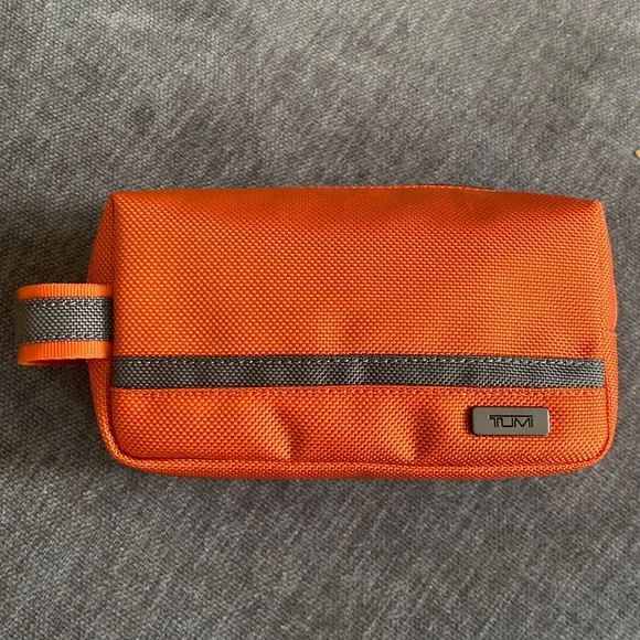 Tumi Bags Tumi Travel Kit Small Accessory Pouch Orange With